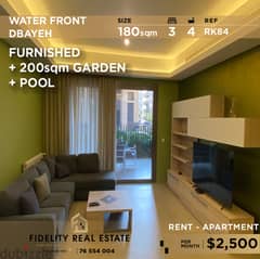 Apartment for rent in Dbayeh waterfront furnished RK84 0