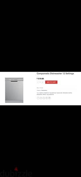 Campomatic dishwasher 1