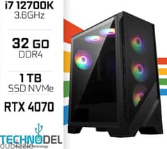 FULL SETUP I7 12700K RTX4070 GAMING DESKTOP 0