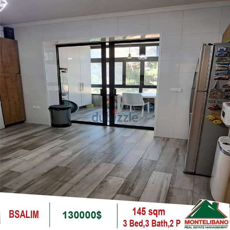 130000$!! Fully Decorated Apartment for sale in Bsalim 2