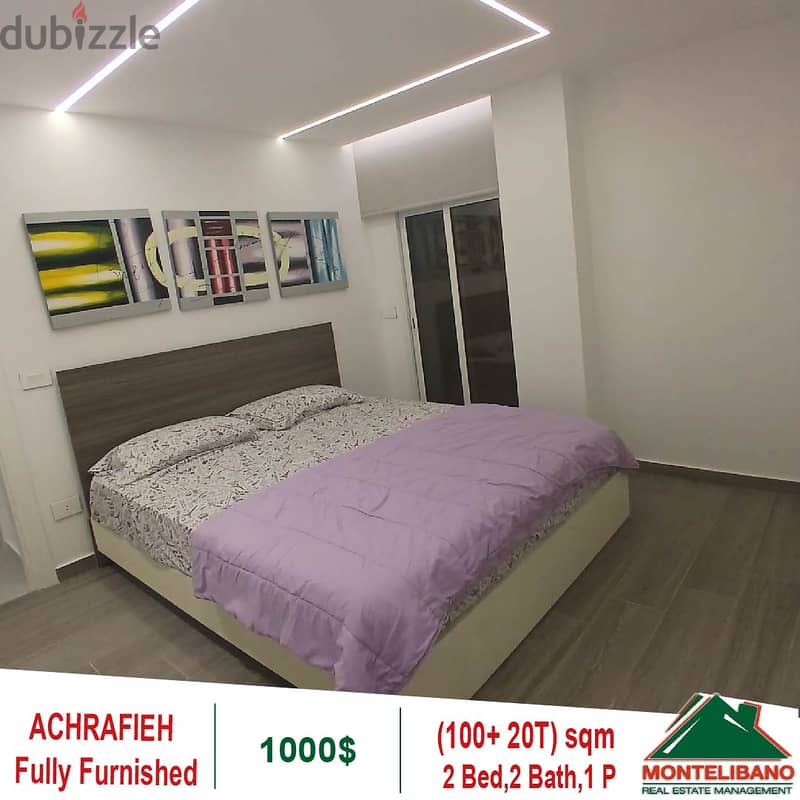 1000$!! Fully Furnished Apartment for rent in Achrafieh 4