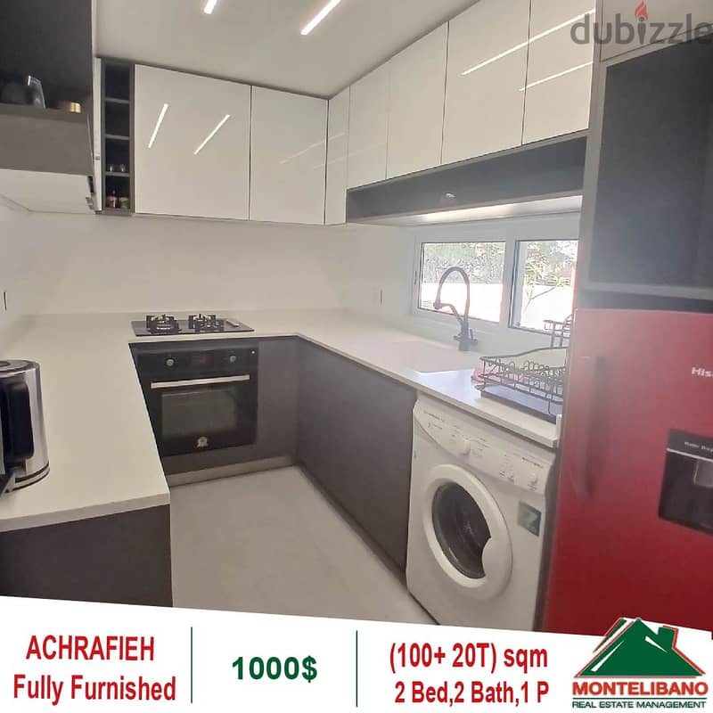 1000$!! Fully Furnished Apartment for rent in Achrafieh 6