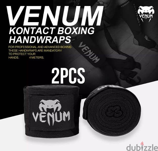 Premium Quality Boxing Gloves + Hand Wraps (Venum) 1