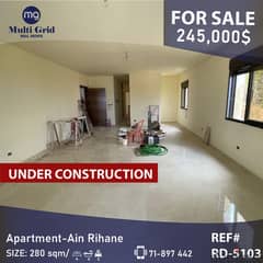 RD-5103 / Duplex for Sale in Ain El Rihane, دوبلكس للبيع في عين ريحانة