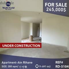 RD-5104 / Duplex for Sale in Ain El Rihane, دوبلكس للبيع في عين ريحانة