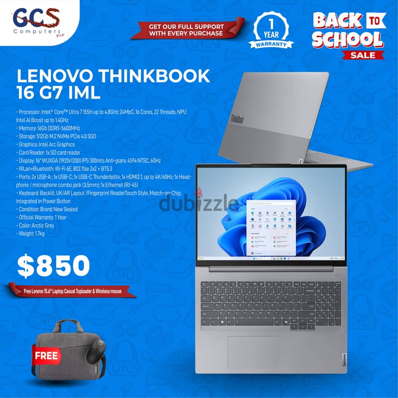 Lenovo ThinkBook 16 G7 IML 0