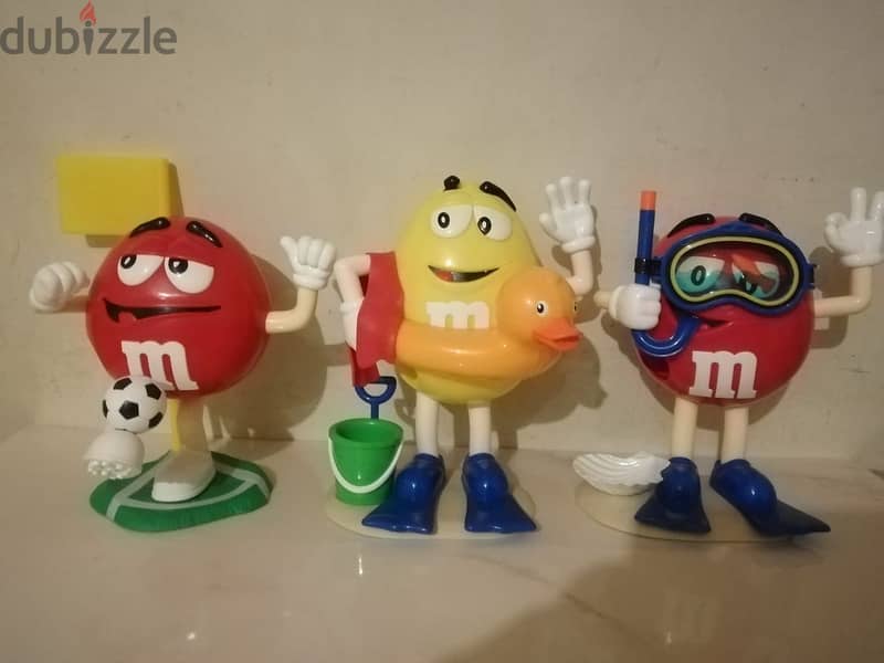 Big collection of M&M collectible dispensers 8