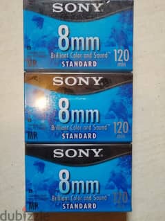 8mm camera cassettes new sealed 6$ each cassette