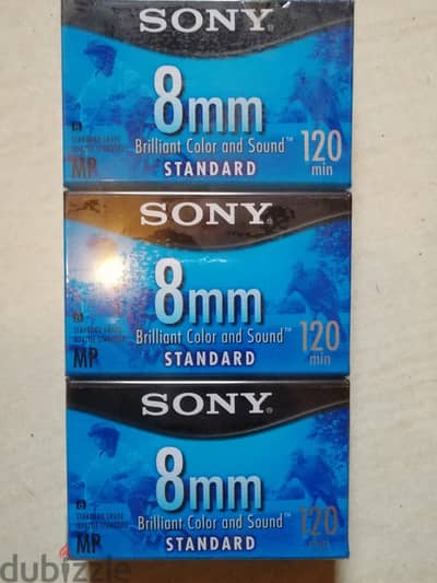 8mm camera cassettes new sealed 10$ each cassette