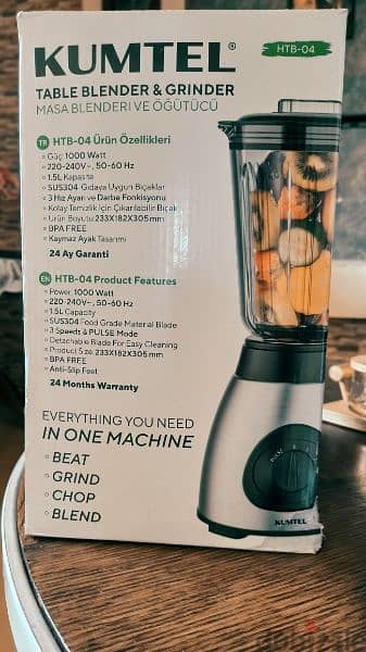 blender kumtel  1000w ice crush 0