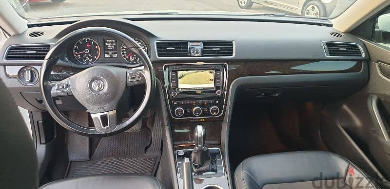 Volkswagen Passat 2015 f o interior leather black like new 10