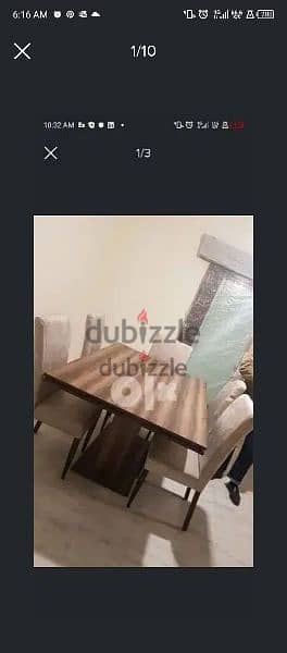 dining table and 6 chairs 8