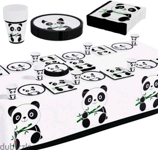 cute panda birthday decoration 9