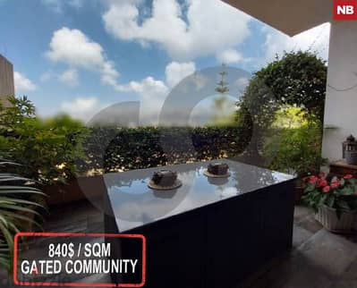 GATED COMMUNITY, TERRACE, METN,MAZRAAT YACHOUH/مزرعة يشوع REF#NB112733