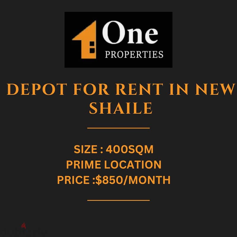 WAREHOUSE FOR RENT IN NEW SHAILE 0