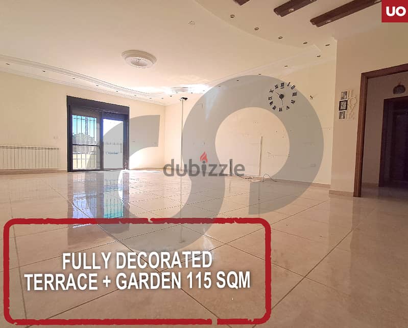 Terrace + Garden  - Zahle - Dhour/ زحله - ضهور REF#UO112742 0