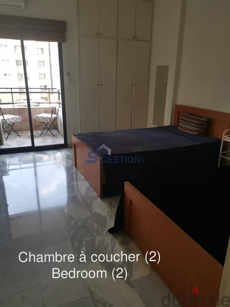 Furnished Apartment + Balconies For Rent In Achrafieh 3