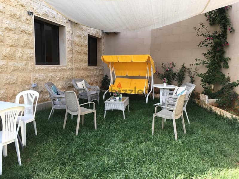 212m² Furnished Apartment with Terrace and Garden for Rent in Baabdat 3