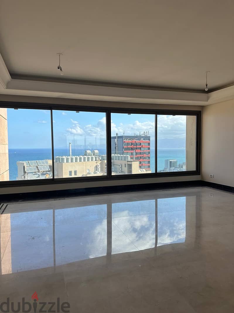 3-Bedroom Apartment with Sea Views for Rent in Hamra 1