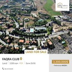 3,000 Sqm Land For Sale in Faqra Club 0