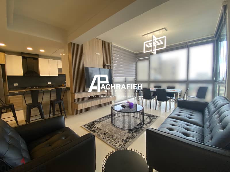 120 Sqm Terrace - Fully Furnished Apartment For Rent in Achrafieh 0