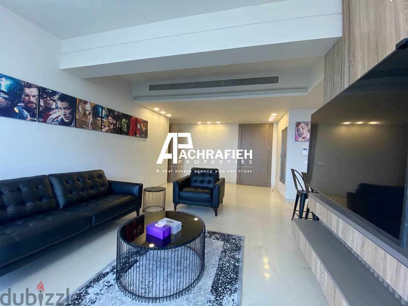 120 Sqm Terrace - Fully Furnished Apartment For Rent in Achrafieh 2