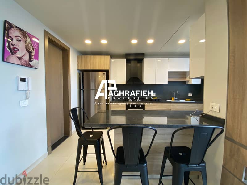 120 Sqm Terrace - Fully Furnished Apartment For Rent in Achrafieh 5