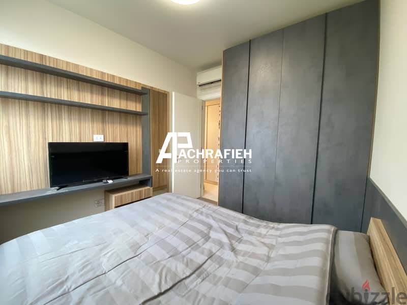 120 Sqm Terrace - Fully Furnished Apartment For Rent in Achrafieh 10