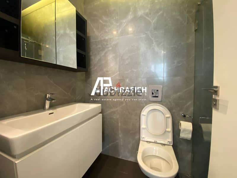 120 Sqm Terrace - Fully Furnished Apartment For Rent in Achrafieh 15