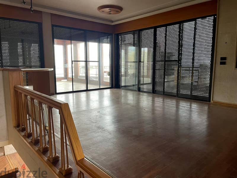 Spacious duplex apartment for rent in Dbayeh with a stunning sea view 11