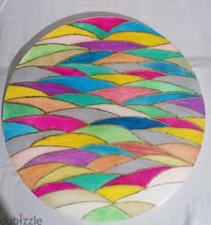 Round colorful painting 0