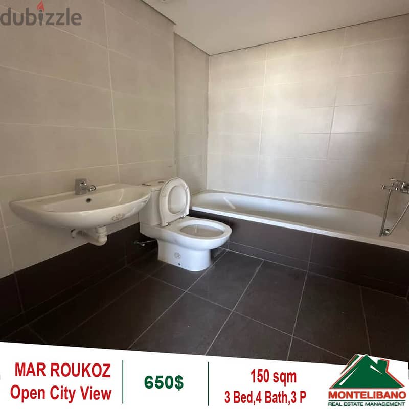 150 SQM Apartment For Rent in Mar Roukoz !!! 7