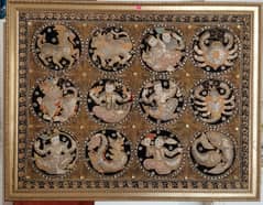 Thai Wall Hanging with Zodiac Signs