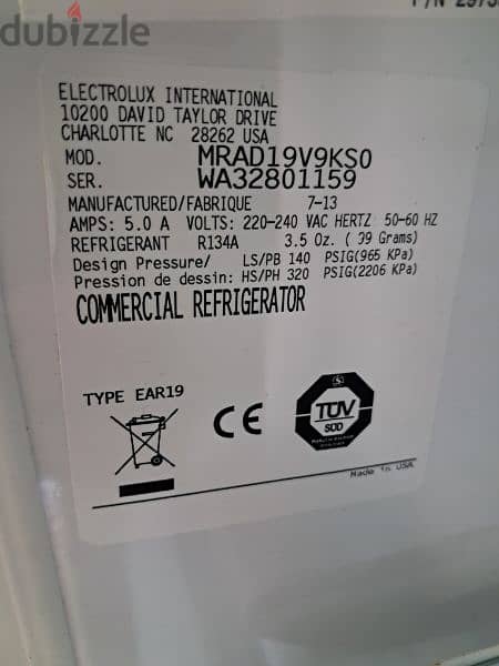 Refrigerator AEG ( ELECTROLUX ) MRAD19V9KS 4