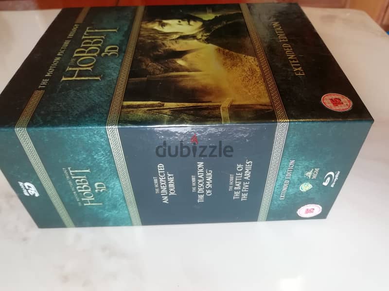 The Hobbit trilogy limited extended edition 3D + bluray box set each 1