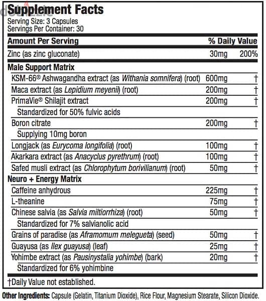 muscleTech Testo booster testo HD thermo 1