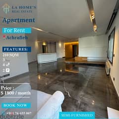 apartment for rent in Achrafieh شقة للايجار في الاشرفية