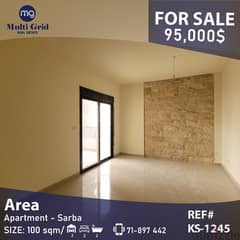 KS-1245 / Apartment For Sale in Sarba, شقّة للبيع في صربا 0