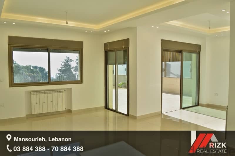 Apartment with a beautiful terrace for sale in Mansourieh 2