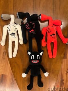 Siren Head & Cartoon cat plush toys 0