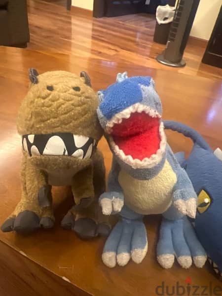 Dinausor Plush Toys in good condition (5 pcs) 1