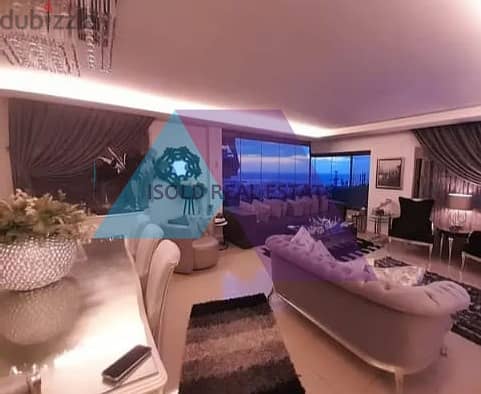 Decorated 155 m2 apartment having a Panoramic View for sale in Fanar 1