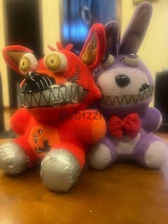 Plush Toys Nightmare Bonnie&Nightmare Foxy