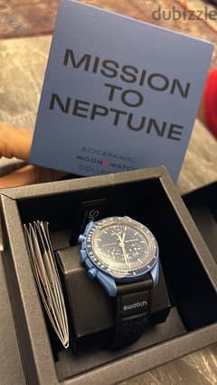 MoonSwatch Mission to Neptune BRAND NEE WITH PAPERS 0