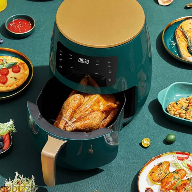 Silvercrest Air Fryer 6L, Healthy Cooker with Touch Screen & Timer 1