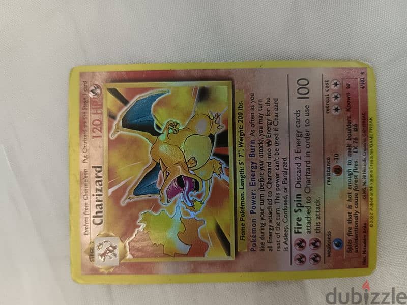 classic charizard Pokemon card 3