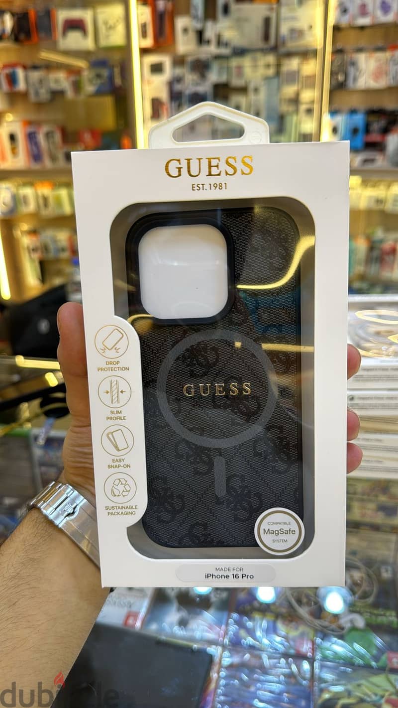 Guess 16 pro max case exclusive & best price 1