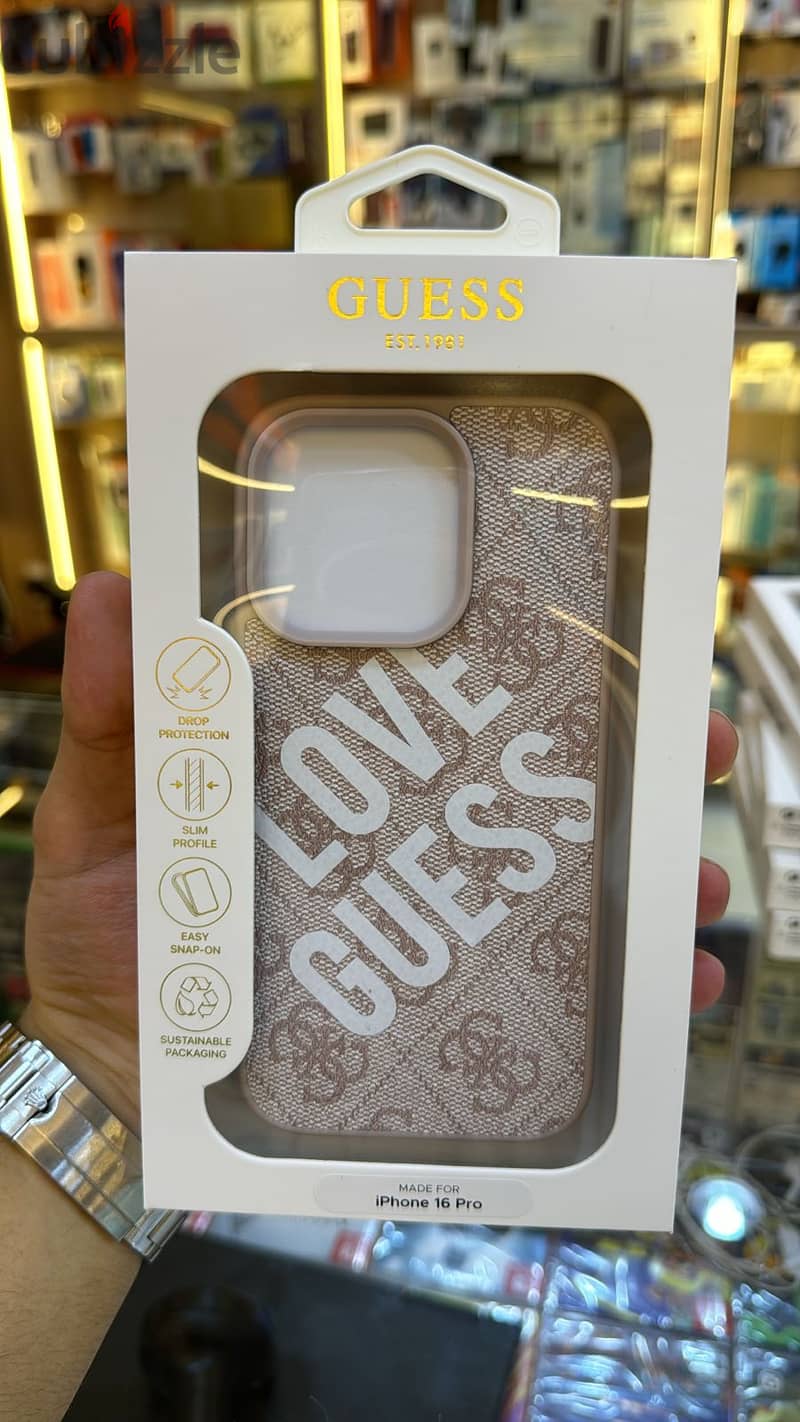 Guess 16 pro max case exclusive & best price 2