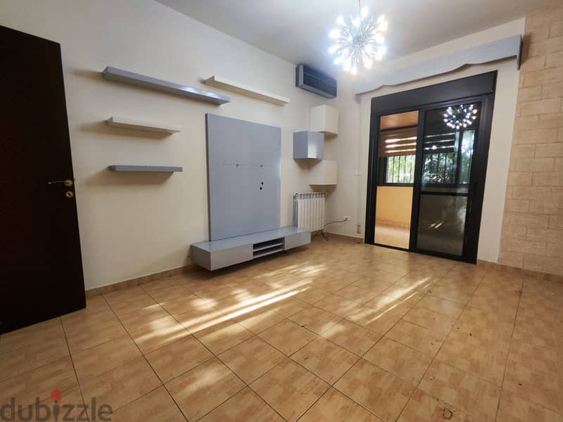 Mar Roukoz | Semi Furnished 180m² + 30m² Garden | Floor 2 New Building 6