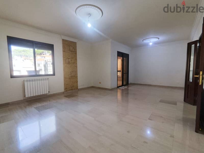 Mar Roukoz | Semi Furnished 180m² + 30m² Garden | Floor 2 New Building 14